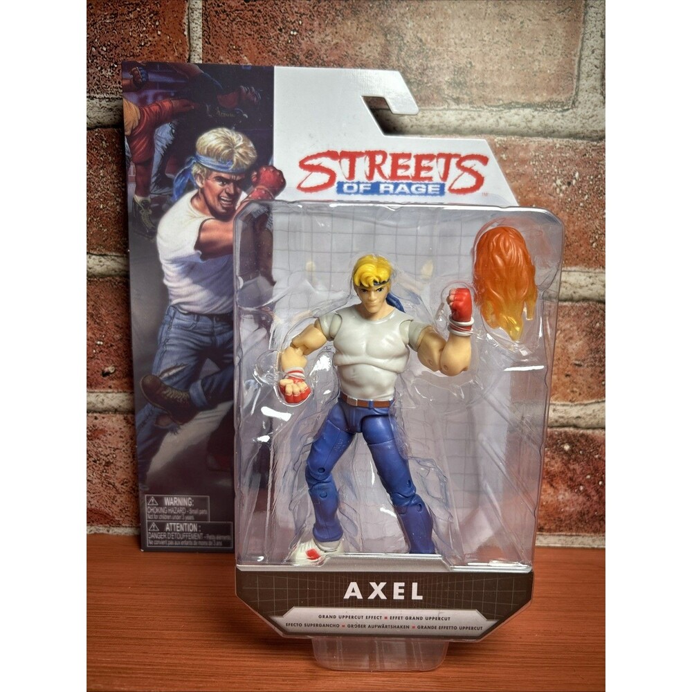 Streets Of Rage Axel 4.5" Action Figure Sega Genesis Jakks Pacific 2023